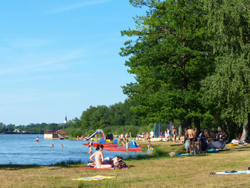 pláž a koupaliště Ostende Třeboň